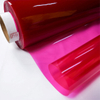 6P Anti-static Anti-aging Orange Color 0.1-0.5mm Super Clear Transparent Film for Clothes Bags Curtain