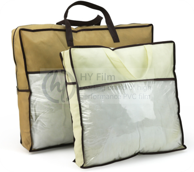 EN-71 Standards Anti-aging 0.1-0.5mm Super Clear Vinyl Film for Handbags and Cosmetic Bags